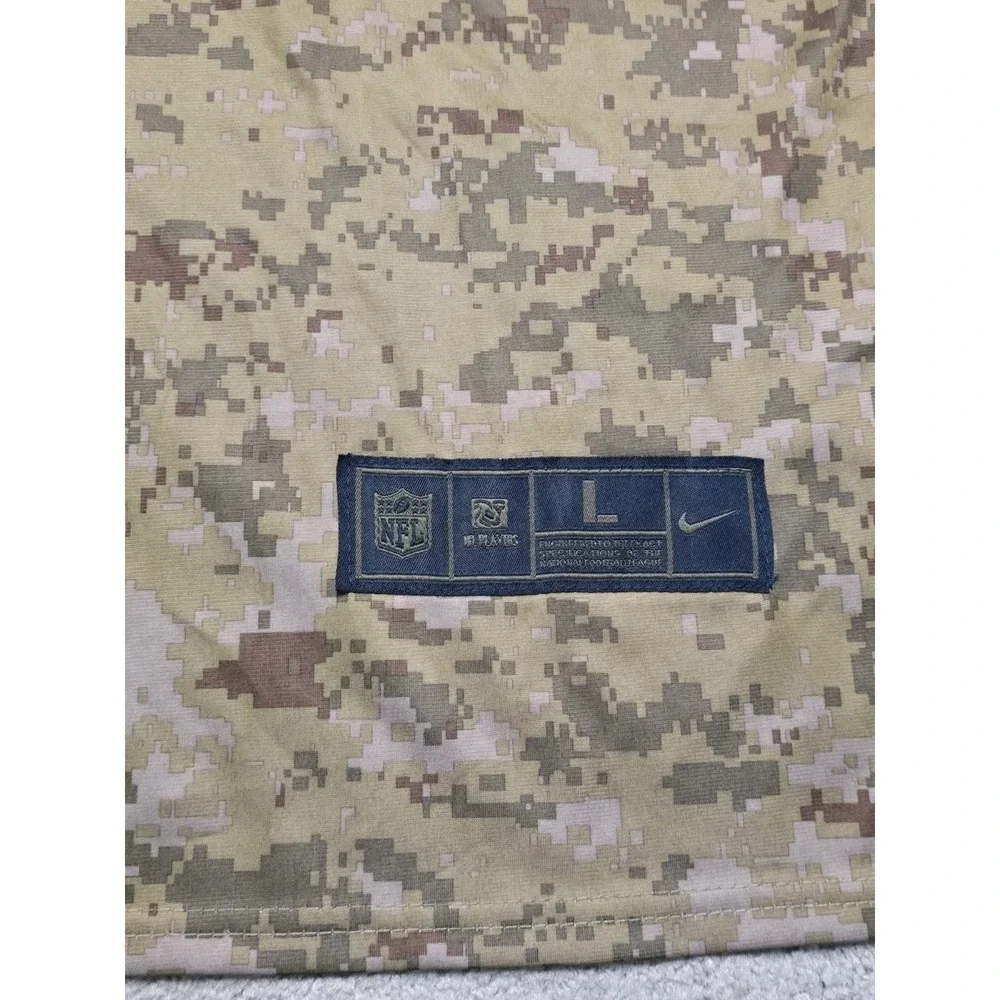 Rare Andrew Luck Nike On Field Salute To Service Colts Jersey Digital Camo Large